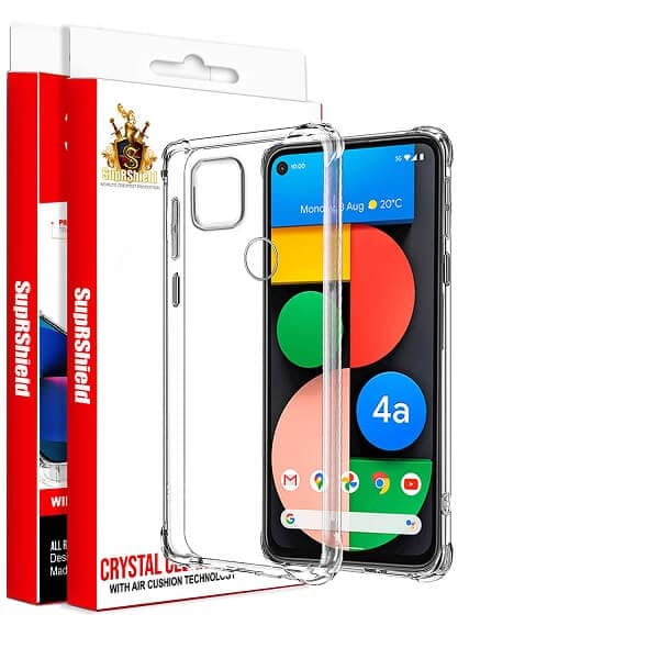 For Google Pixel 4A 5G SupRShield Clear Case Shockproof Tough Transparent Anti Knock Air Cushion Heavy Duty Cover For Google Pixel 4A 5G SupRShield Clear Case Shockproof Tough Transparent Anti Knock Air Cushion Heavy Duty Cover